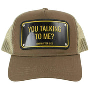 John Hatter You Talking to Me Aluminium Trucker Hat - Olivengrøn