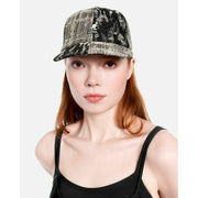 Kangol Denim Mashup Army Cap - Sort Topstitch