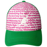 Kangol Fine Print Trucker Hat - Grøn