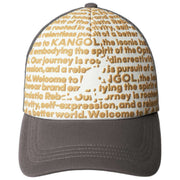 Kangol Fine Print Trucker Hat - Grå