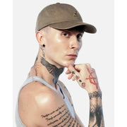 Kangol Washed Baseball Cap - Smog Brown