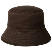 Kangol Washed Bucket Hat - Kaffebønne brun