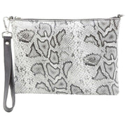 Lappella Yasmin Crossbody Clutch Bag - Black Snake