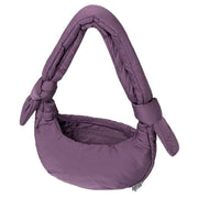 Lefrik Biwa Puffy Micro Shoulder Bag - Plum