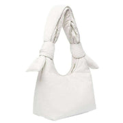 Lefrik Biwa Puffy Mini Shoulder Bag - Ice White