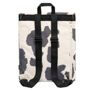 Lefrik Handy Mini Printed Cow Backpack - Cream/Grey