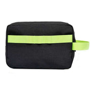 Lefrik Kei Ripstop Double Wash Bag - Black Lime