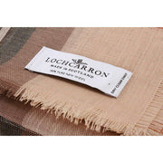 Locharron of Scotland Alba Saskatchewan Weather Fine Merino tørklæde - Beige/Grå