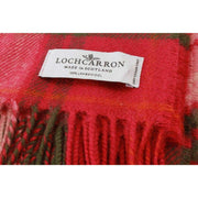 Locharron of Scotland Borders Locharron Jagt lammeuldstæppe - Pink