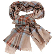 Locharron of Scotland Brock Stewart Kjole Eden Luksus tørklæde - Beige/Orange