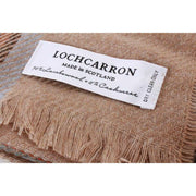 Locharron of Scotland Brock Stewart Kjole Eden Luksus tørklæde - Beige/Orange