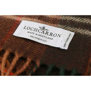Locarron of Scotland Darwin Chisholm Jagt lammeuldstørklæde - brunt