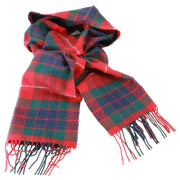 Locharron of Scotland Darwin Fraser Modern Tartan Oversized Lambswool Scarf - Red/Green