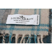 Locharron of Scotland Darwin Gordon Kjole Lammeuldstørklæde - Blågrøn