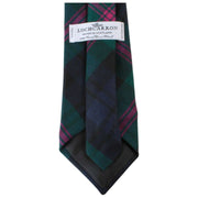 Locharron of Scotland Reiver Baird Modern Tartan Tie - Navy/Mørkegrøn