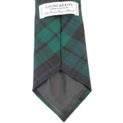 Locharron of Scotland Reiver Black Watch Tartan Wool Tie - Navy/Green