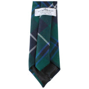 Locharron of Scotland Reiver Douglas Modern Tartan Tie - Navy/Mørkegrøn