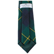 Locarron of Scotland Reiver Johnstone Modern Tartan Tie - Mørkegrøn/Navy