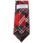 Locharron of Scotland Reiver MacFarlane Modern Tartan Tie - Rød/Grøn/Hvid