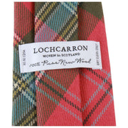 Locharron of Scotland Reiver MacLean fra Duart Weathered Tartan Tie - Rose Pink/Grøn