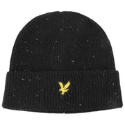 Lyle & Scott Donegal Gavesæt med tørklæde og hue - Jet Black