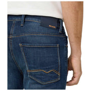 MAC Jeans Arne Pipe Hemp Denim Jeans - Mørkeblå 3D Vask