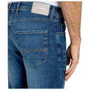 MAC Jeans Arne Genbrugte Denim Jeans - Mørkeblå Autentisk 3D