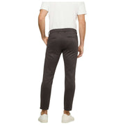 MAC Jeans Griffin Printed Jersey Bukser - Hot Fudged Brown