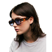 MessyWeekend Downey Sunglasses - Tortoise/Blue