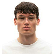 MessyWeekend Duke Blue Light Glasses - Silver