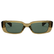 MessyWeekend Grace Reveal Sunglasses - Transparent Bottle Green