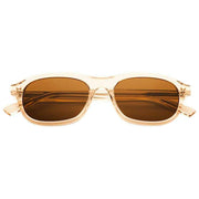 MessyWeekend Travis Blue Light Læsebriller - Brun/Peach Beige