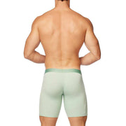 Obviously PrimeMan Boxer Brief 9inch Leg - Mint Green