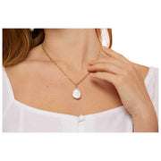 Pearls of the Orient Keishi Large Pearl Pendant halskæde - guld/hvid