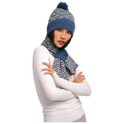 Pulver Agatha Pom Pom Hat - Denim Mix