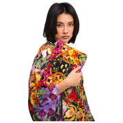 Powder Botanical Kalejdoscope Quilted Velvet Wash Bag - Multi-farve