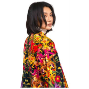 Powder Botanical Kaleidoscope Velvet Jacket - Multi-Color