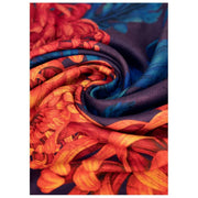 Pulver Chrystanthemum Lux Print tørklæde - Orange