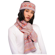 Powder Fair Isle Pandebånd - Cream Mix