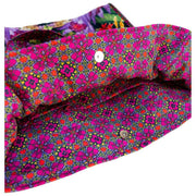 Powder Lux Velvet Quiltet Tote Bag - Botanisk Kalejdoskop Multi-farve