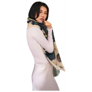 Powder Midnight Orchid Wrap Scarf - Hvid