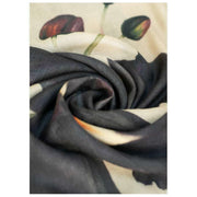 Powder Midnight Orchid Wrap Scarf - Hvid