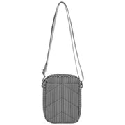 Roka Bond Mixed Hickory Recycled Canvas Crossbody Bag - Green/Black/White