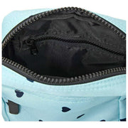Roka Bond Genbrugt Canvas Crossbody-taske - Blå/Blå Hjerter