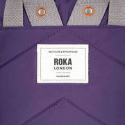 Roka Canfield B Medium Recycled Nylon Backpack - Majestic Purple