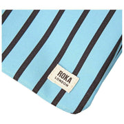 Roka Carnaby XL Genbrugt Canvas Crossbody-taske - Blå Strib