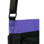 Roka Kennington B Medium Creative Waste Two Tone Recycled Nylon Crossbody Bag - Black/Simple Purple