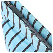 Roka Kennington B Medium Genbrugt Canvas Crossbody-taske - Blå Strib