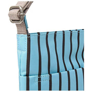 Roka Kennington B Medium Genbrugt Canvas Crossbody-taske - Blå Strib