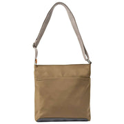 Roka Kennington B Medium genanvendt nylon crossbody taske - Army Brown